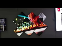 SDK chức năng 49Inch 3,5mm bezel 3x3 Led Backlight Full HD LCD Video màn hình tường cho chào đón